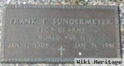 Frank F Sundermeyer