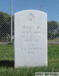 Mary D Larkin