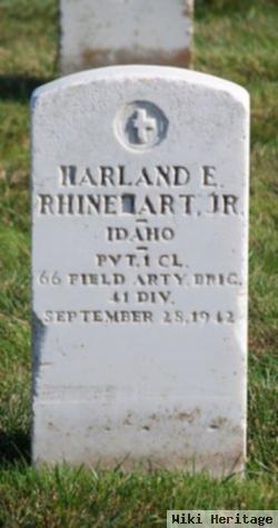 Harland E Rhinehart, Jr