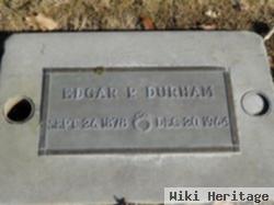 Edgar P Durham