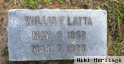 Willis F Latta