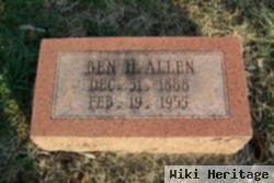 Benjamin H "ben" Allen