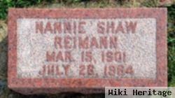 Nannie Whitfield Shaw Reimann