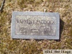 Warren E Paddock