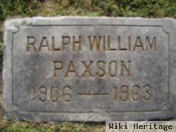 Ralph William Paxson