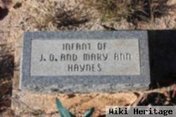 Infant Of John O. Haynes