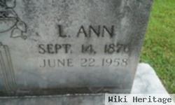 Leah Ann "annie" Saulman Fox