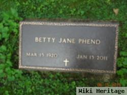 Betty Jane Phend