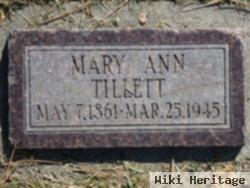 Mary Ann Stevens Tillett