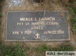 Pvt Merle L. Lanich