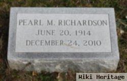 Pearl M Richardson