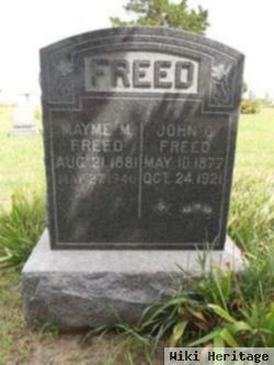 John Gustof Carlson Freed