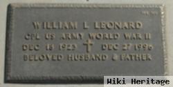 William L Leonard