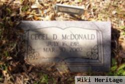 Cecel D Mcdonald