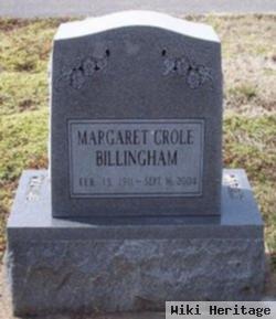 Margaret Crole Billingham