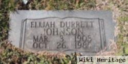 Elijah Durrett Johnson