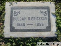 Huldah G Erickson