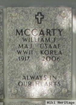 William F Mccarty