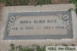 Mary Alma Carpenter Rice