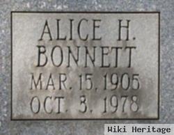 Alice H Bonnett