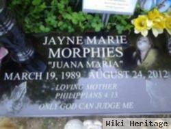 Jayne Marie "juana Maria" Morphies