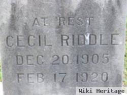 Cecil Riddle