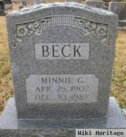 Minnie G Beck