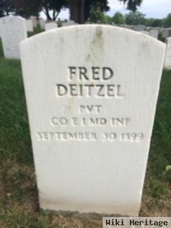 Pvt Fred Deitzel