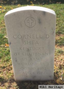 Cornell D Shea