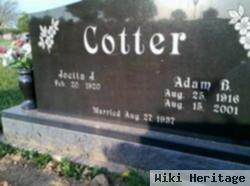 Adam B Cotter, Sr