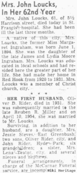 Margaret Bertha Ingraham Loucks