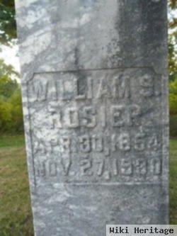 William S Rosier