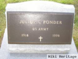 Julius C Ponder