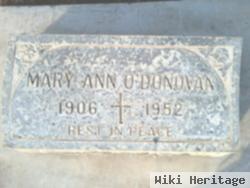 Mary Ann O'donovan