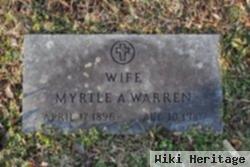 Myrtle A Uhler Warren