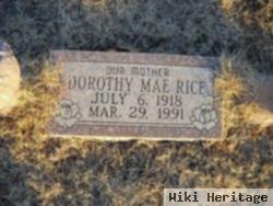 Dorothy Mae Rice