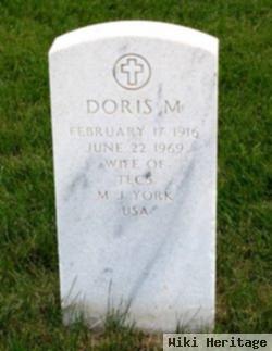 Doris M York