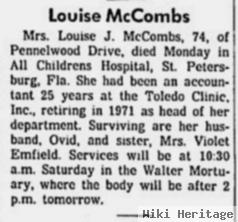 Louise J. Mccombs