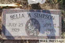 Belia A. Simpson