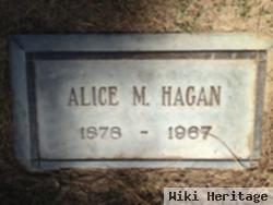 Alice M Hagan