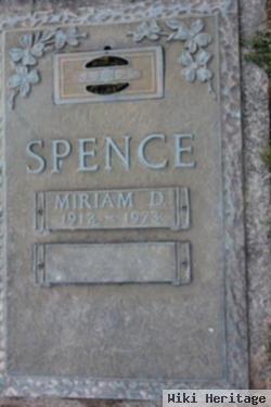 Miriam D Spence