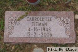 Carroll Lee Titman