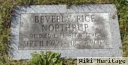 Beverly Rice Northrup