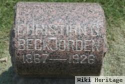 Christian G. "chris" Beckjorden