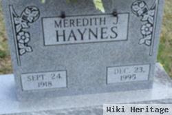 Meredith John Haynes