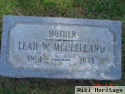 Leah W Mcclelland