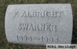 F Albright Swarner