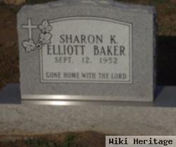 Sharon K Elliott Baker