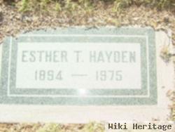 Esther T Hayden