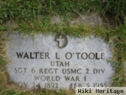 Walter Leonard O'toole, Sr